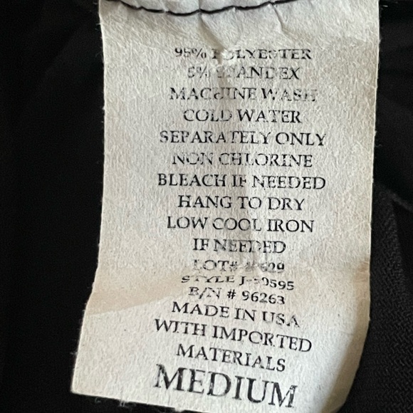 Pinc Romper Jumpsuit shorts black size medium flowy sleeveless elastic waist - Picture 5 of 11